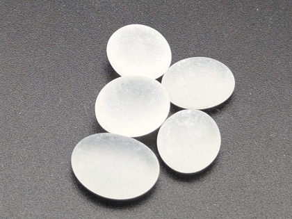 Preview: Glasnuggets klar gefrostet matt 15-17 mm/1 kg